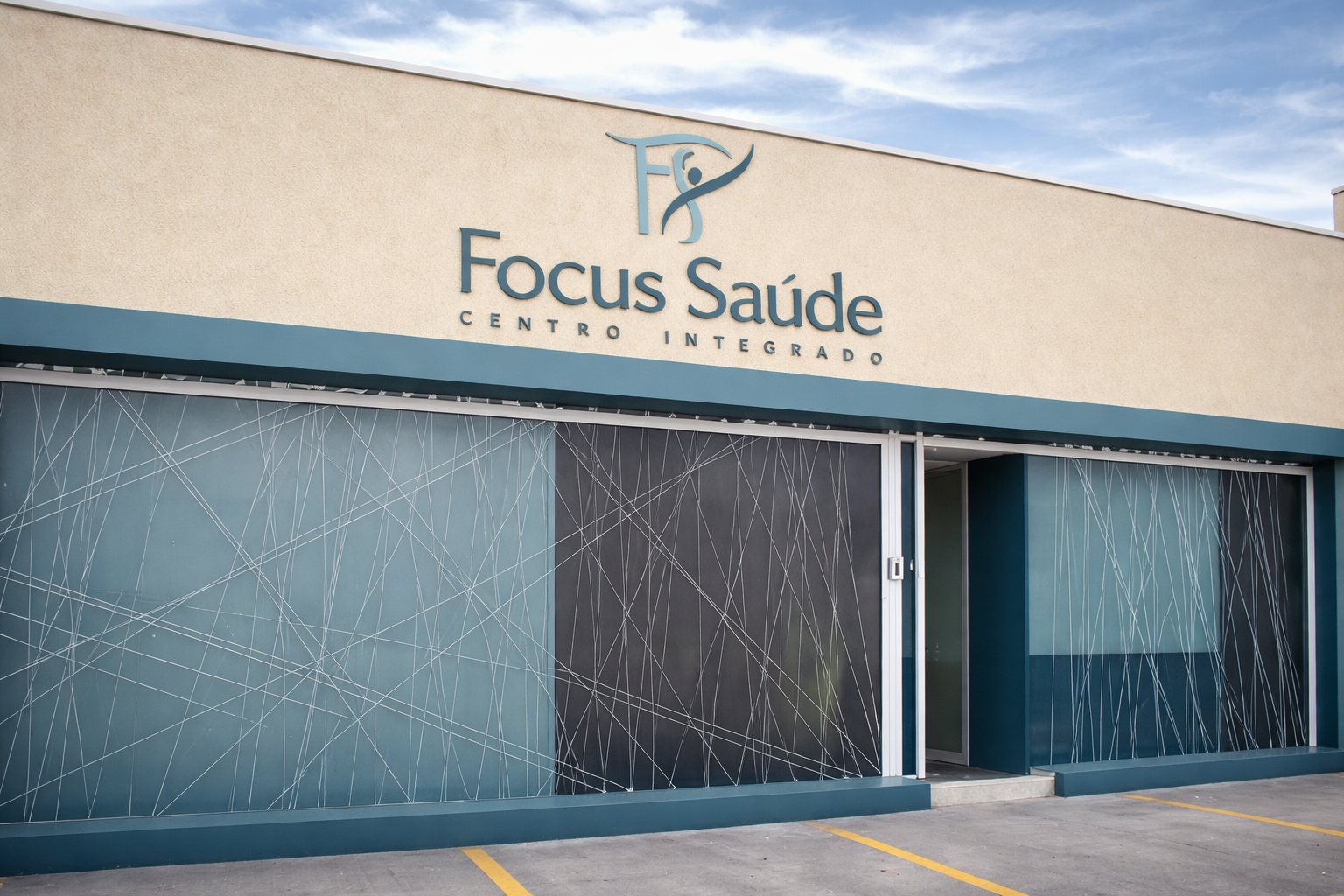 Fachada da clínica Focus Saúde em Ribeirão Preto